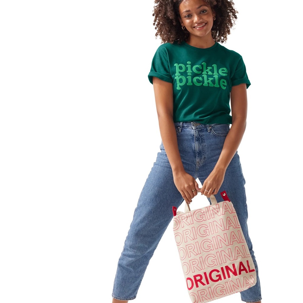 NWT Chick-fil-A Original Red and White bucket Tote Bag